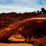 Bauxite mining drain pipes