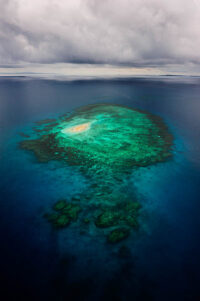 Coral Reefs, weather and islets outside the city of Nadi, Viti Levu westcoast.